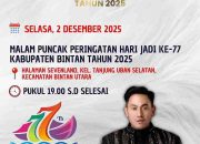 Artis Nassar Siap Pukau Hari Jadi ke-77 Bintan