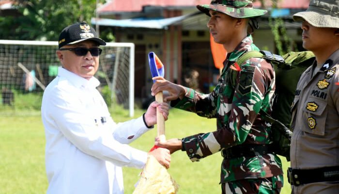 Bupati Gorontalo Puji Kinerja TMMD di Desa Tonala