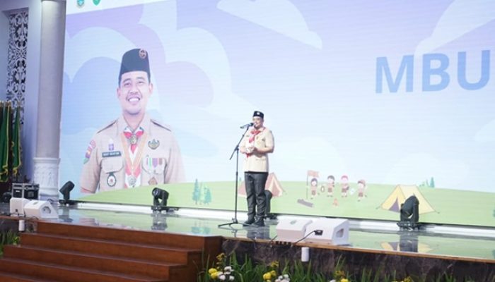 Bupati Asahan Hadiri Pengukuhan dan Pelantikan Mabida, Kwarda, dan LPK Gerakan Pramuka Sumatera Utara