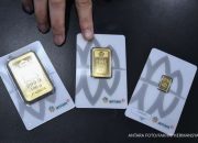 Update harga emas Antam masih stabil di Palembang hari ini 31 Desember 2025, per gram Rp2,5 juta