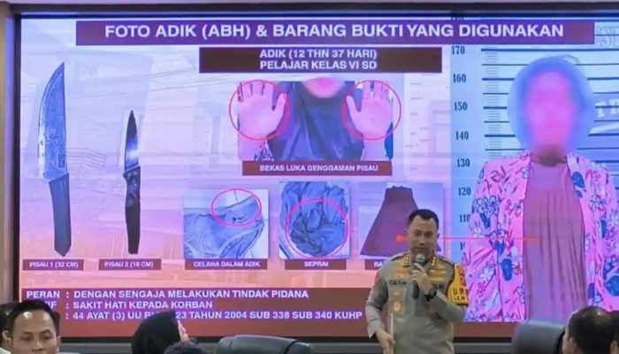 Pembunuhan Ibu: Sandiwara Siswi SD Terbongkar Lewat Bercak Celana