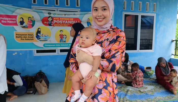 TP Posyandu Tinjau Bulan Timbang Nasional di Toapaya Utara