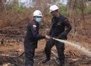 Satbrimob Kalbar Sulap Lahan Kosong Dukung Program Pemerintah