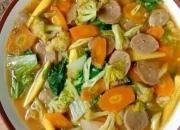 Resep sederhana capcay bakso goreng yang mudah dan praktis