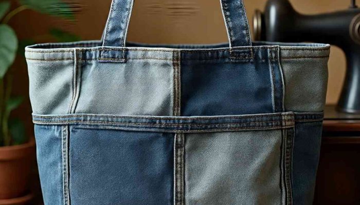 Tote Denim: Jahitan Lama, Gaya Baru