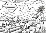Dari sawah ke langit: Nostalgia di tengah sawah, layang-layang yang bikin rindu