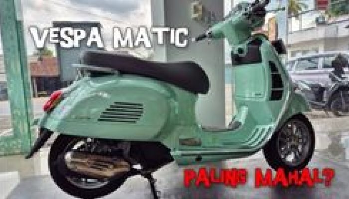 Vespa GTS 150: Elegansi Ikonik, Kenyamanan Modern