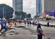 Car Free Day: Gerimis Tak Padamkan Semangat Warga