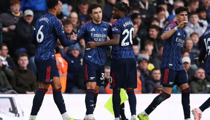 Arsenal Perkasa, Puncaki Liga Inggris Usai Bantai Leeds