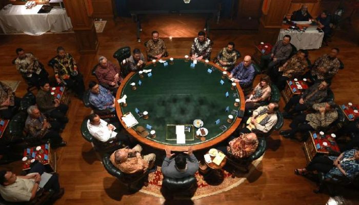 Prabowo Bertemu 22 Pengusaha di Hambalang
