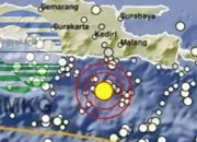 Gempa 79 Km Guncang Blitar, BMKG Catat Kedalaman