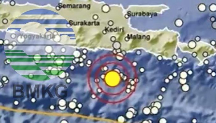 Gempa 79 Km Guncang Blitar, BMKG Catat Kedalaman