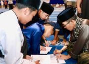 Amsakar Tarawih Perdana di Masjid Agung Raja Hamidah