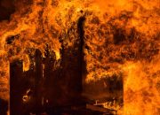 Rumah Warga Koja Terbakar Saat Lebaran