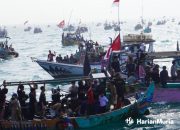 Larungan Kepala Kerbau: 300 Kapal Iringi Pesta Lomban Jepara