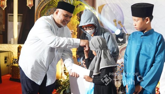 PT Timah Santuni Anak Yatim di Kundur Barat