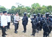 Hadiri Apel Operasi Ketupat Seligi, Ansar-Nyanyang Jamin Keamanan Arus Lebaran