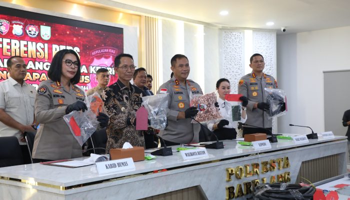 Amsakar Apresiasi Jajaran Polda Kepri Atas Pengungkapan Kasus Pencurian Fasilitas Umum