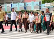 Aksi Li Claudia Dampingi Siswa Menyeberang, ZoSS SDN 001 Batam Kota Dimanfaatkan