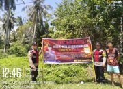 Cegah Karhutla, Bhabinkamtibmas Polsek Moro Gencarkan Sosialisasi ke Masyarakat