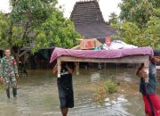 Sungai Terantang Meluap, Jalan dan Permukiman Tenggelam