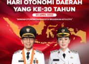 Selamat memperingati Hari Otonomi Daerah ke-30