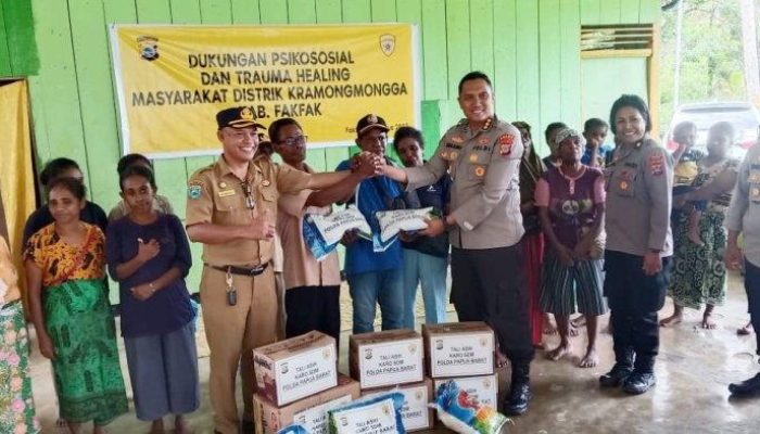 Polda Papua Barat Gelar Trauma Healing untuk Pemulihan Mental Warga Pasca-Penyerangan di Tambrauw