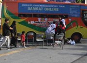 Lokasi Samsat Keliling di Padang Pariaman Hari Ini Berlangsung di Selasar Gedung Baru BIM Sejak Pagi