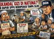 Skandal Gizi di Natuna? 8 Dapur SPPG Beroperasi Tanpa SLHS