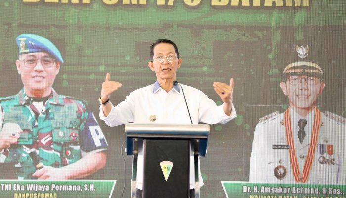 Peresmian Madenpom I/6 Batam, Amsakar Sebut Stabilitas Daerah Kunci Pertumbuhan Investasi