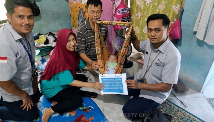 PT Timah Bantu Biaya Pengobatan Bayi Penderita Hirschsprung di Karimun