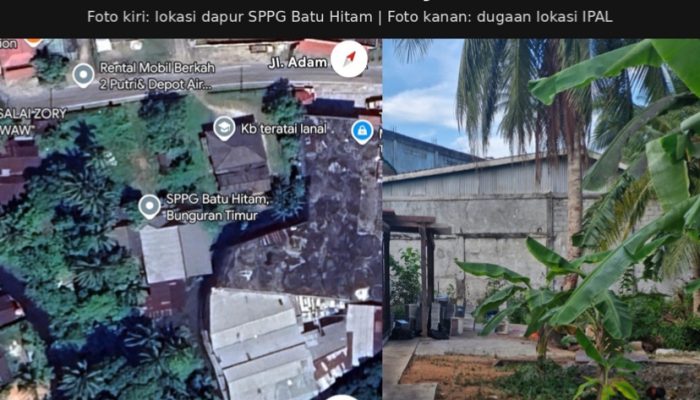 Bau Menyengat dan Dekat Aliran Sungai, Apakah IPAL SPPG Batu Hitam Natuna Sudah Sesuai Standar KLH?
