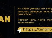 PT Timah Ingatkan Masyarakat Waspadai Penipuan Lowongan Kerja Palsu
