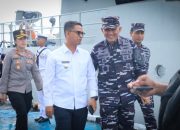 Bupati Ing Iskandar Menyambut Dankodaeral IV Laksamana Muda Berkat di Mako Lanal Karimun