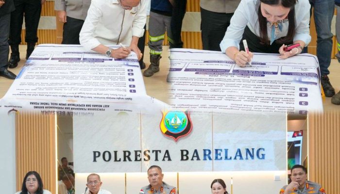 Putus Mata Rantai Pencurian Aset Publik dan Vandalisme, BP Batam Teken Pakta Integritas Bersama Polda Kepri dan Pelaku Usaha Scrap