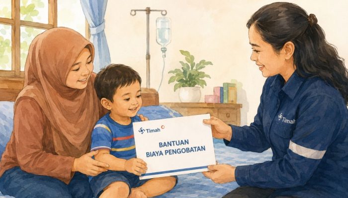 PT Timah Bantu Biaya Pengobatan Warga, Ringankan Beban Keluarga Pasien
