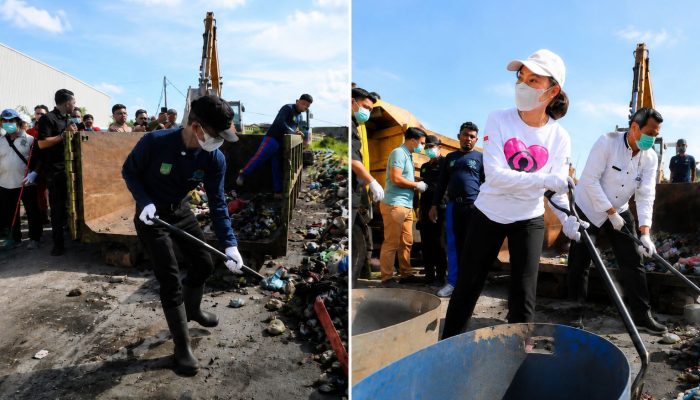 Peringati Hari Lingkungan Hidup Sedunia 2026, Amsakar-Li Claudia Terjun Langsung Bersihkan Sampah