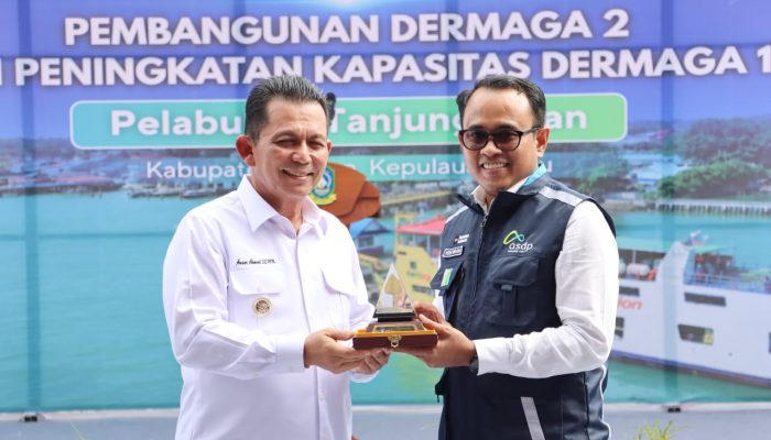 Groundbreaking Pembangunan Dermaga 2 Pelabuhan ASDP Tanjung Uban