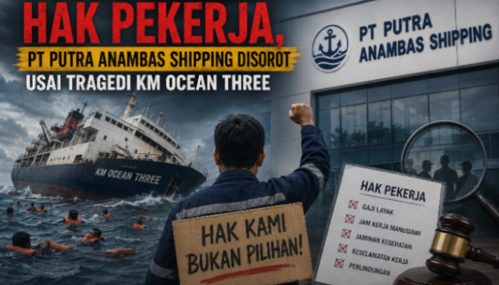 Diduga Abaikan Hak Pekerja, PT Putra Anambas Shipping Disorot, Usai Tragedi KM Ocean Three  ‎