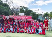 Puluhan Siswa TK Antusias Ikuti Edukasi Kebakaran dari PT Timah