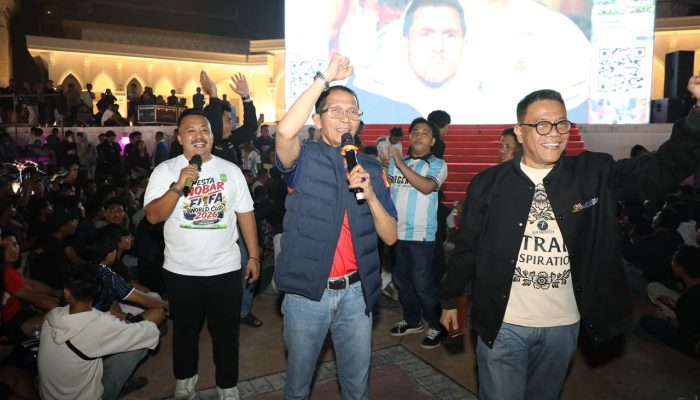 Nobar Final Piala Dunia 2026 di Batam Sukses Besar, Dataran Engku Putri Dipenuhi Ribuan Penonton