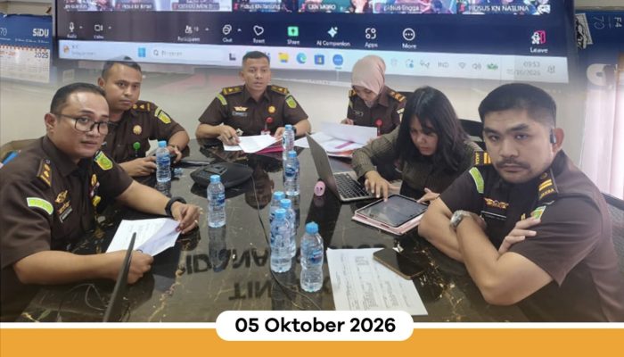 Kejari Karimun Ikuti Monev Perkara Pidsus Se-Kepri