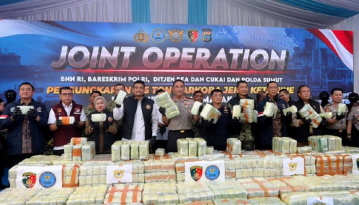 Polisi Ungkap Taktik Matikan AIS dan Ganti Nama Kapal pada Kasus Penyitaan 1,16 Ton Ketamine di Perairan Selat Malaka