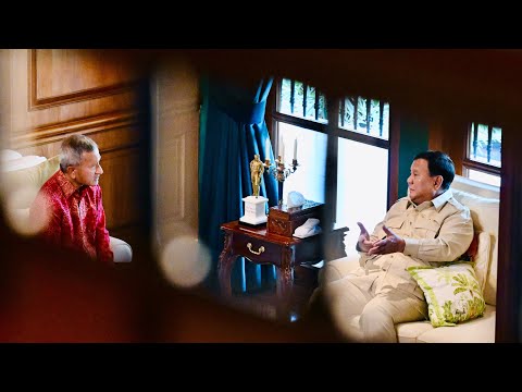 Presiden Prabowo Menerima Menlu Singapura Vivian Balakrishnan di Hambalang